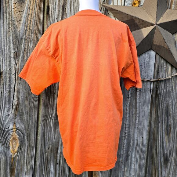 Orange Graphic Tshirt Size L Fishing Boat Maureen Jane Portsmouth NH Wanchese - Picture 3 of 9